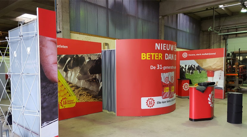Modulaire beurstand Limagrain